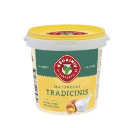 Majonezas KĖDAINIŲ KONSERVAI, TRADICINIS, 40% r.,kibir., 1 kg