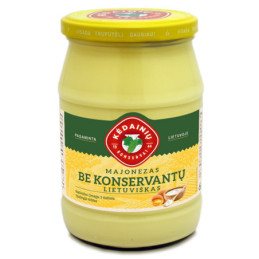 Majonezas KĖDAINIŲ LIETUVIŠKAS, be konservantų, 61%r., 630 g