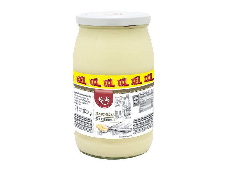 Majonezas XXL su kiaušiniais, 820 g