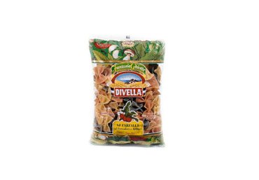Makaronai DIVELLA FARFALLE Nr. 85 (spalvoti kaspinėliai), 500 g