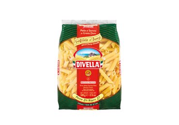 Makaronai DIVELLA PENNE ZITI RIGATE BRONZE (vamzdeliai), 500 g