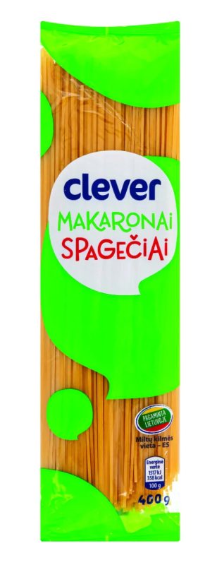 Makaronai SPAGHETTI CLEVER, 400 g