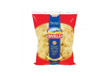 Makaronų lizdeliai DIVELLA TAGLIOLINI Nr. 92, 500 g
