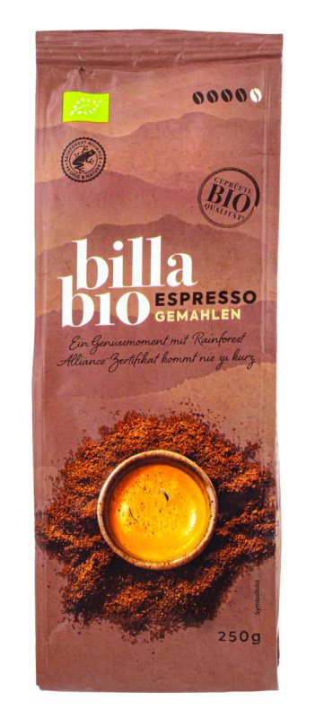 Malta kava BILLA BIO ESPRESSO, 250 g