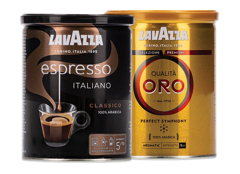 Malta kava LAVAZZA QUALITA ORO ar ESPRESSO, 250 g