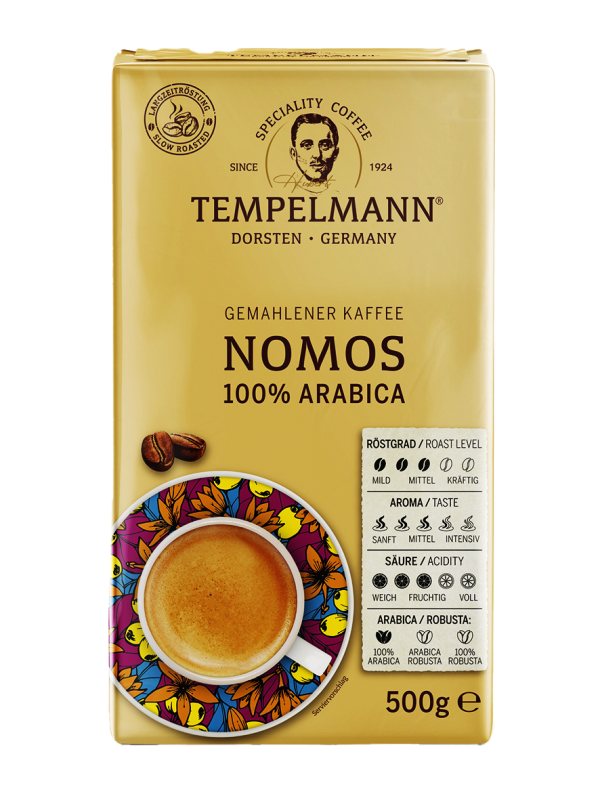 Malta kava TEMPELMANN NOMOS, 500 g