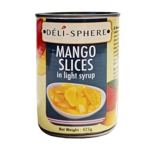 Mangų griežinėliai sirupe DELI-SPHERE, 425 g