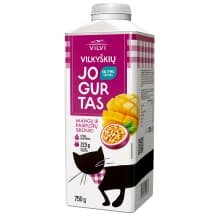 Mangų ir pasifl. sk. jogurtas VILVI, 2%, 750 g