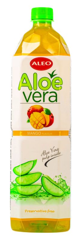 Mangų skonio alavijų gėrimas ALEO, 1.5 l