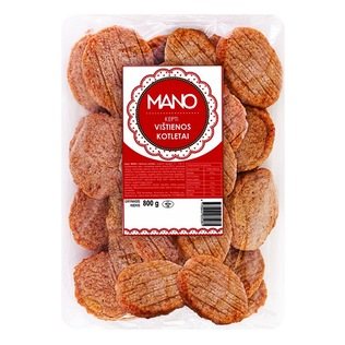 MANO kepti vištienos kotletai, 800 g
