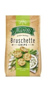MARETTI Duonos traškučiai grietinės ir svogūnų sk., 70 g