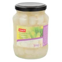 Marin. valgomieji svogūn. RIMI, / 190 g, 320 g