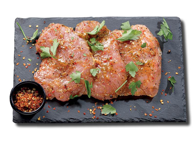 Marinuotas kiaulienos kumpis su žolelėmis ir pipirais/be kaulo, 1 kg