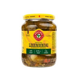 Marinuoti agurkai KĖDAINIŲ, LEGENDINIAI, nepjaustyti, 660 g
