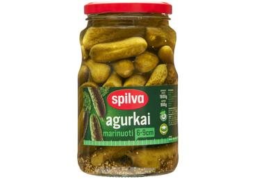 Marinuoti agurkai SPILVA, 1600 g