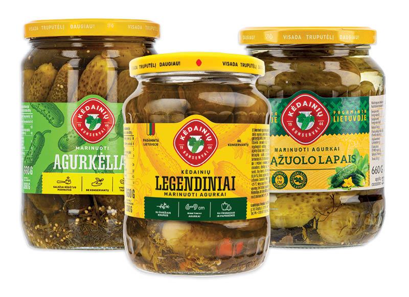 Marinuotiems KĖDAINIŲ agurkams