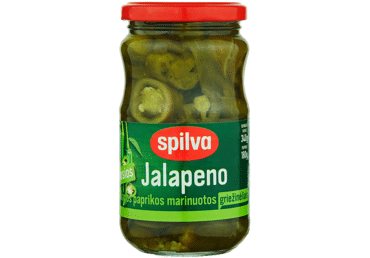 Marinuotos Chalapos paprikos SPILVA (griežinėliai), 340 g
