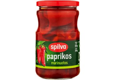 Marinuotos paprikos SPILVA, 650 g