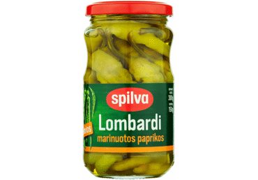 Marinuotos švelnios Lombardijos paprikos SPILVA, 300 g