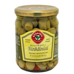 Mar.pievagrybiai KĖDAINIŲ, RINKTINIAI, silpnai rūgštūs, 480 g