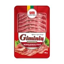 Mažai rūkyta GIMINIŲ kiaulienos filė, a. r., 90 g
