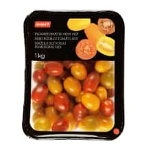 Mažieji slyviniai pomidorai RIMI MIX, 1 kg