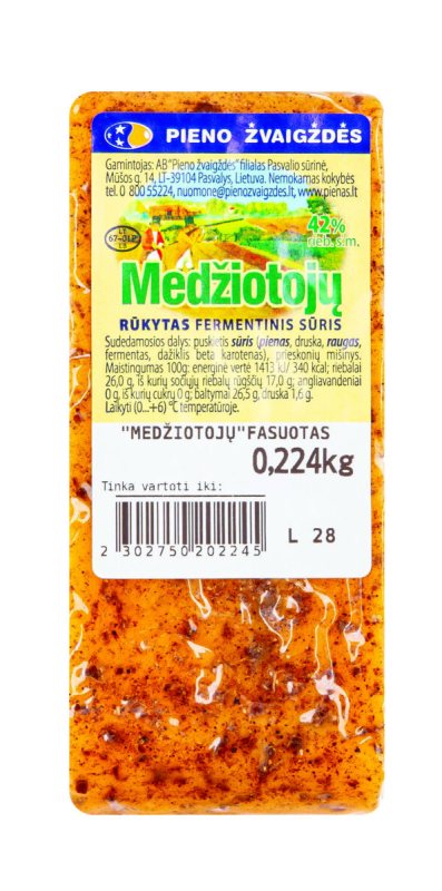 MEDŽIOTOJŲ fermentinis sūris, 1 kg
