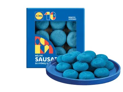 Mėlyni sausainiai, 400 g