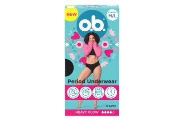 Menstruacinės kelnaitės O.B. M/L, 1 vnt