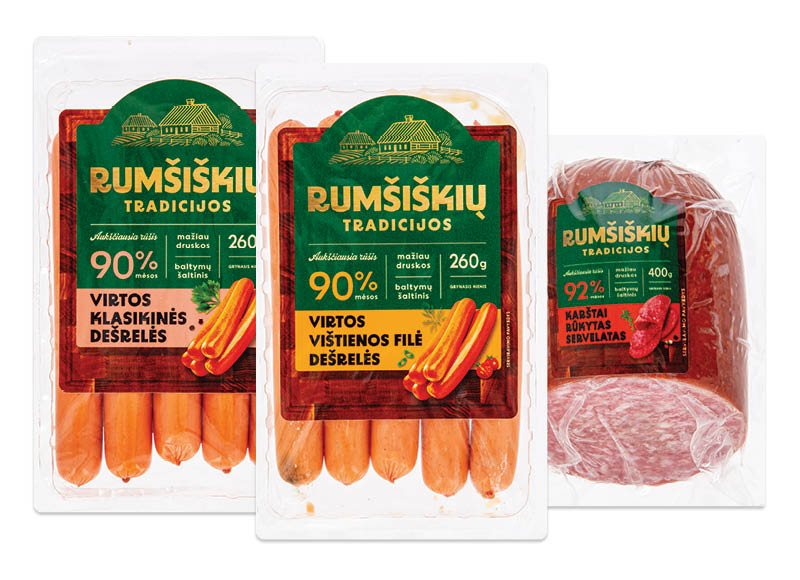 Mėsos gaminiams RUMŠIŠKIŲ TRADICIJOS