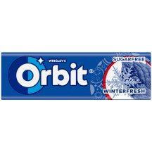 Mėtų, ment.sk.becukr.kramt. guma, ORBIT, 14 g