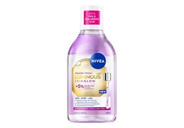 Micelinis vanduo NIVEA LUMINOUS 630 SKIN GLOW, 400 ml