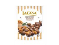 Migdolai pieniniame šokolade LACASA, 125 g