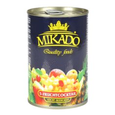 „Mikado“ konservuoti 5 rūšių vaisiai, 425 ml