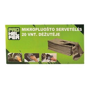 Mikropluošto servetėlės dėžutėje, 20 vnt