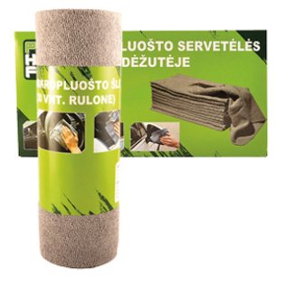 Mikropluošto šluosčių rulonas arba mikropluošto servetėlės