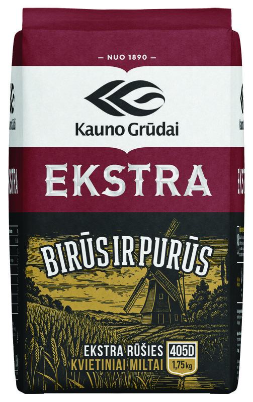 Miltai KAUNO GRŪDAI EKSTRA 405D, 1.75 kg