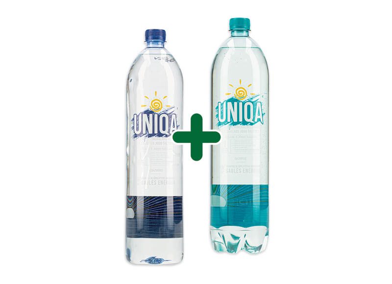 Mineralinis vanduo UNIQA, 1.5 l