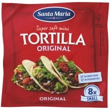 Mini tortilijos SANTA MARIA ORIGINAL, 200 g