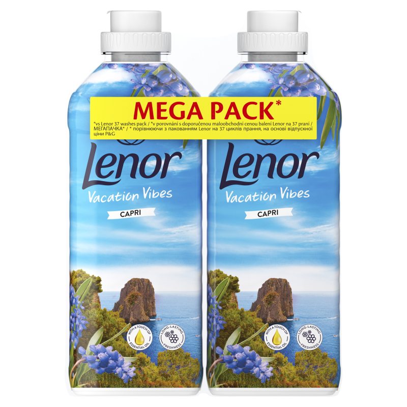 Minkštiklis LENOR Capri, 2 x 925 ml, 74 skalb.