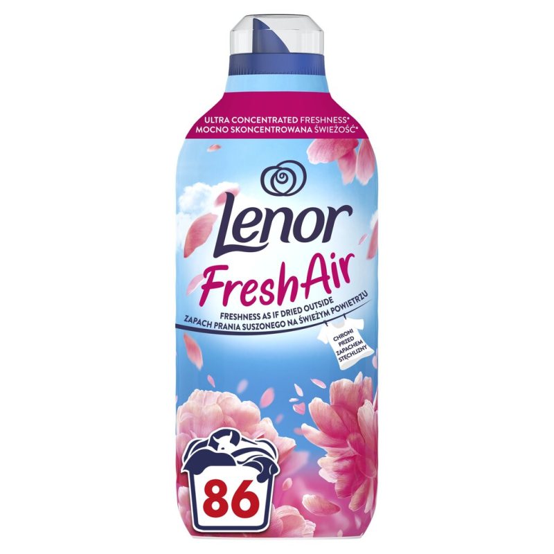 Minkštiklis LENOR Pink Blossom, 1,204 L, 86 skalb.