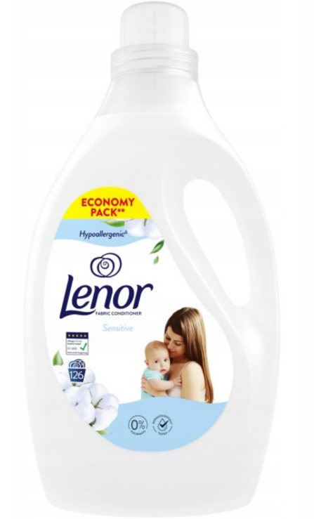 Minkštiklis LENOR Sensitive, 2,650 L, 126 skalb.