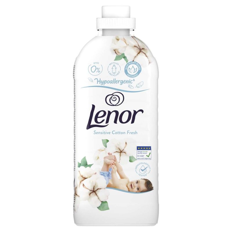 Minkštiklis LENOR Sensitive Cotton Fresh, 1239 ml, 59 skalb.