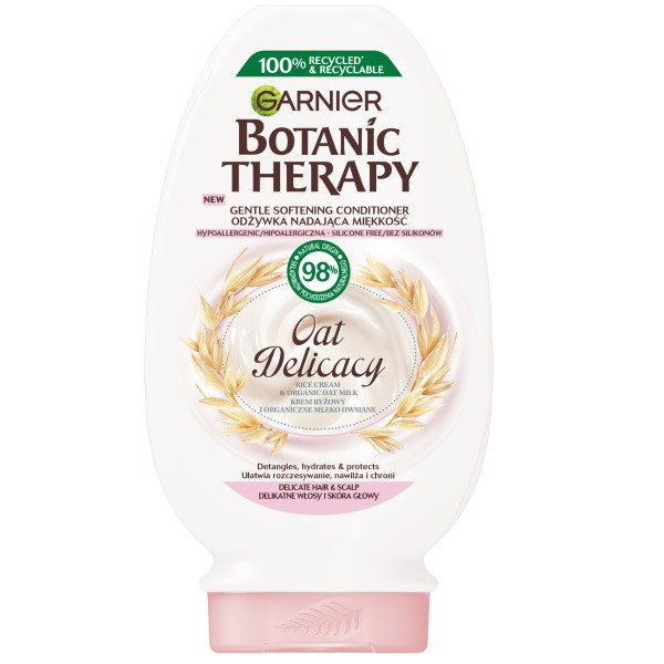 Minkštinamasis kondicionierius Garnier Botanic Therapy Oat Delicacy, 200 ml