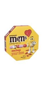 M&M's Peanut Centerpiece Red Saldainiai, 300 g