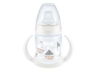 Mokomasis buteliukas NUK su rankenėlėmis, 6-18 mėn., 1 vnt., 150 ml
