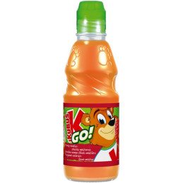 Morkų-aviečių ir obuolių nektaras KUBUŠ GO, 300 ml