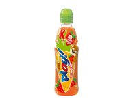 Morkų, braškių, žaliųjų citrinų, obuolių gėrimas KUBUŠ PLAY, 400 ml