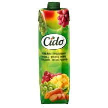 Morkų ir įv. vaisių sulčių gėrimas CIDO, 1 l
