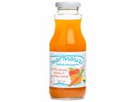 Morkų, obuolių sultys MARMALUZI, 6+, 250 ml